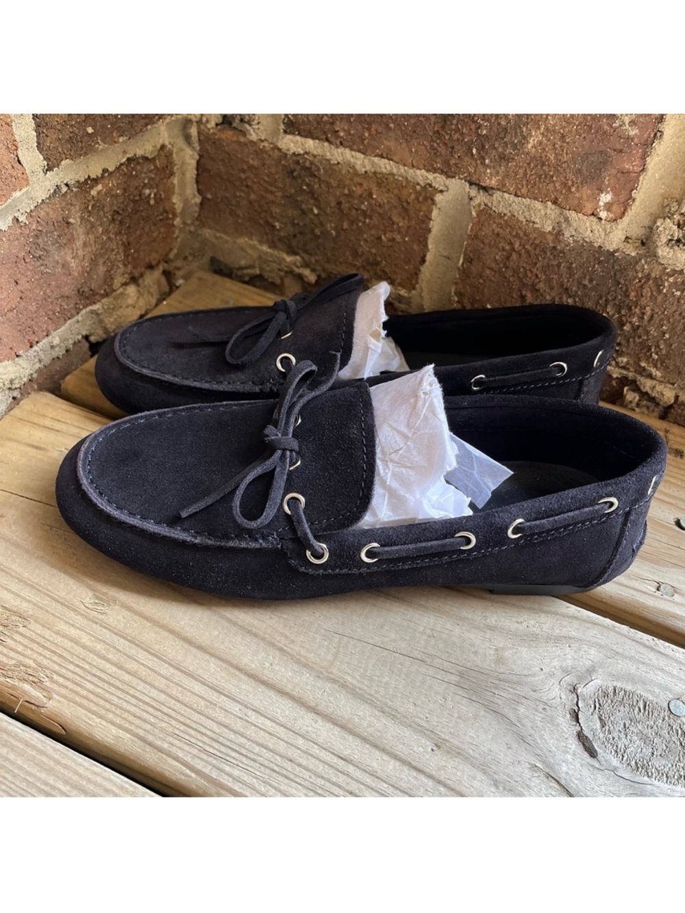 Everlane Shoes 7 Moccasins Loafers Blue - Picture 9 of 16